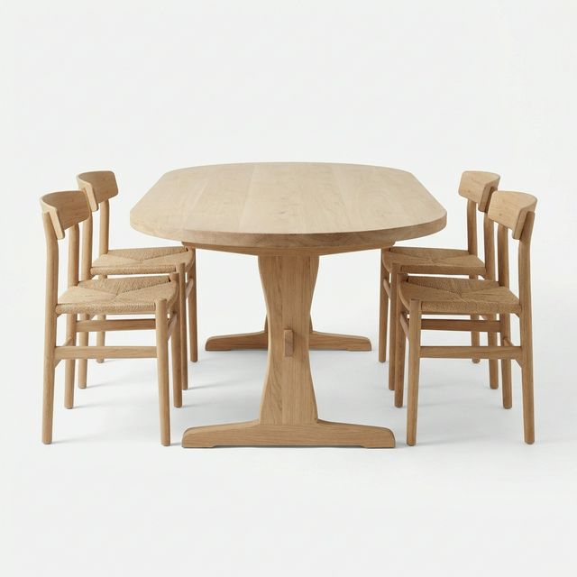 Dine in Elegance with Solid Oak